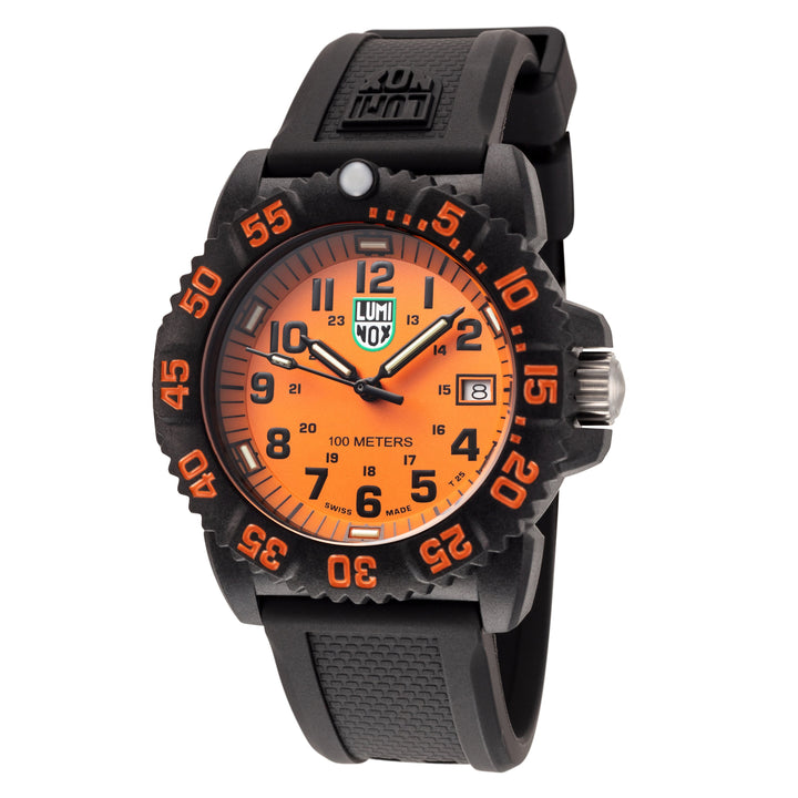 Sea Lion 38mm / Black and Orange / Black Orange-Black Dial