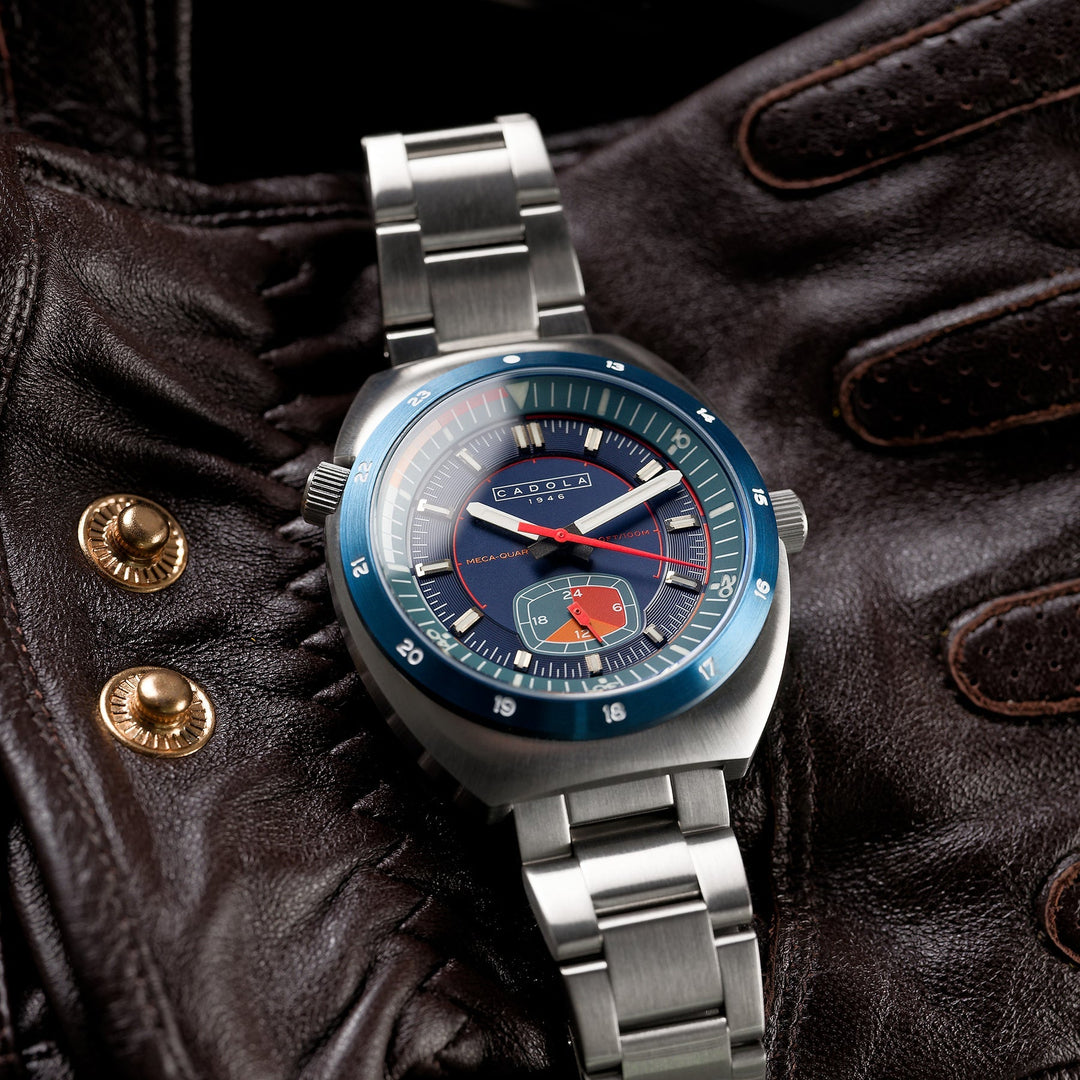 Giulia Meca-Quartz Blue / Stainless Steel | Blue Dial
