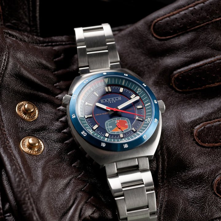 Giulia Meca-Quartz Blue / Stainless Steel | Blue Dial