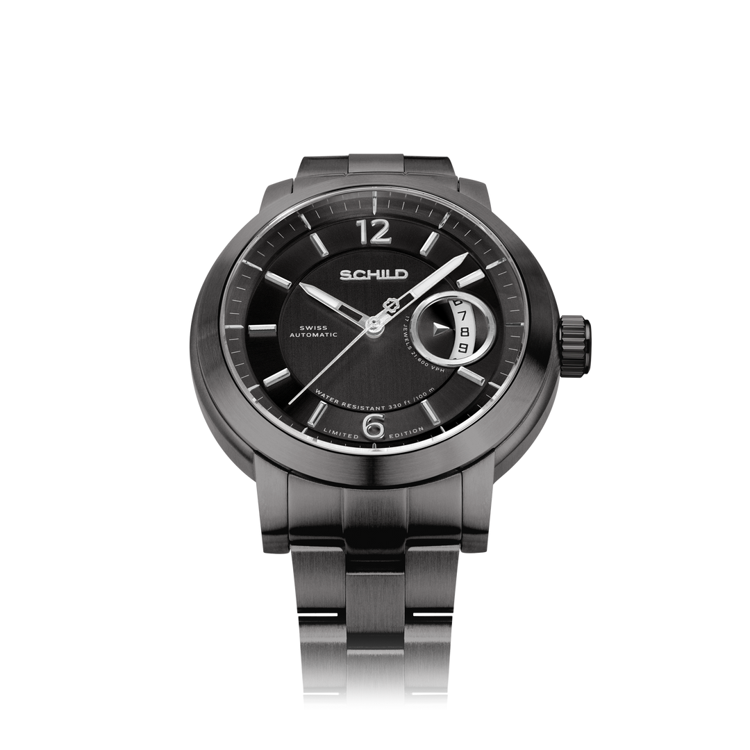 Heinrich Minimal Swiss Automatic Limited Edition Grey / Gunmetal Stainless Steel