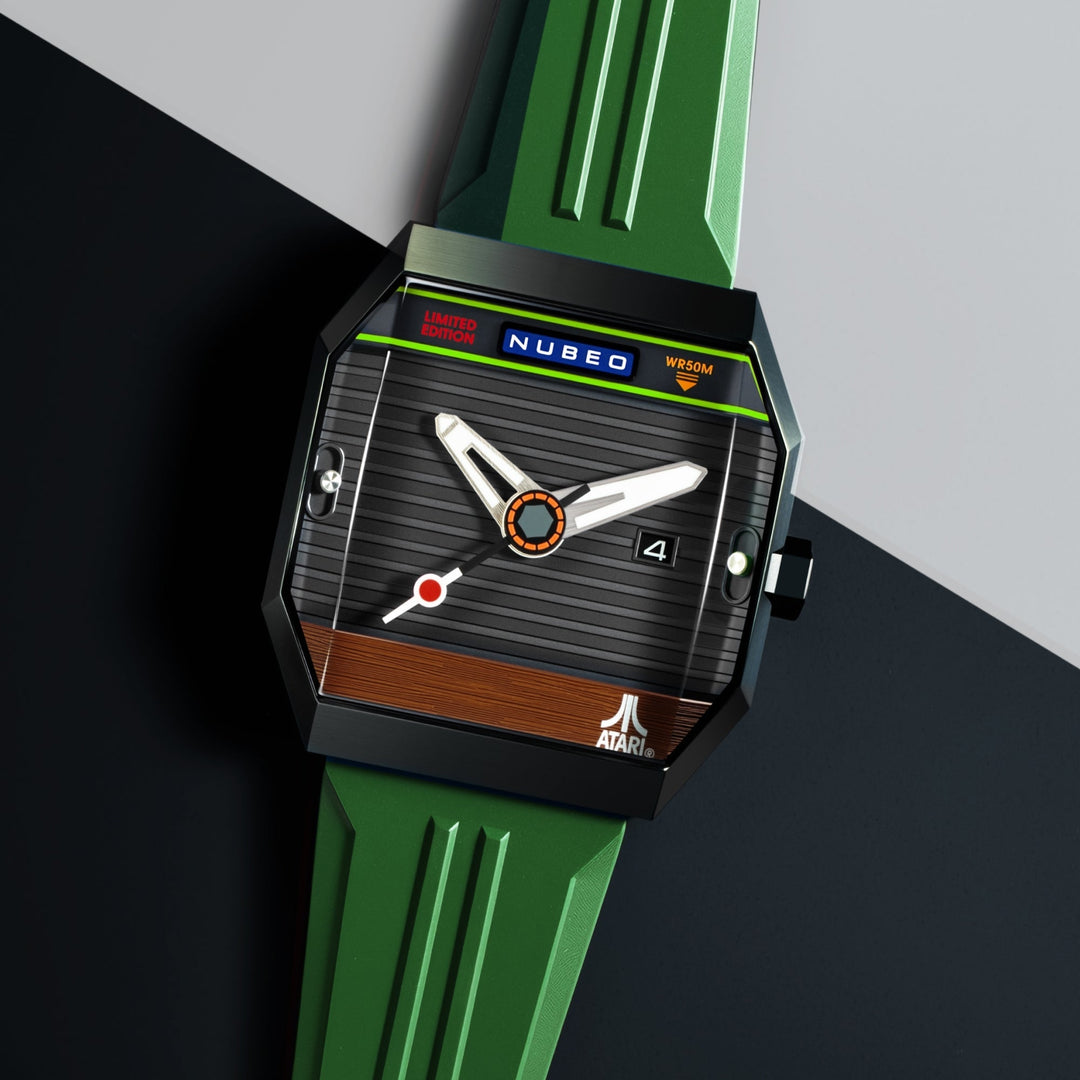 Console Automatic Atari 2600 Limited Edition Grey / Rubber Strap | Grey Dial