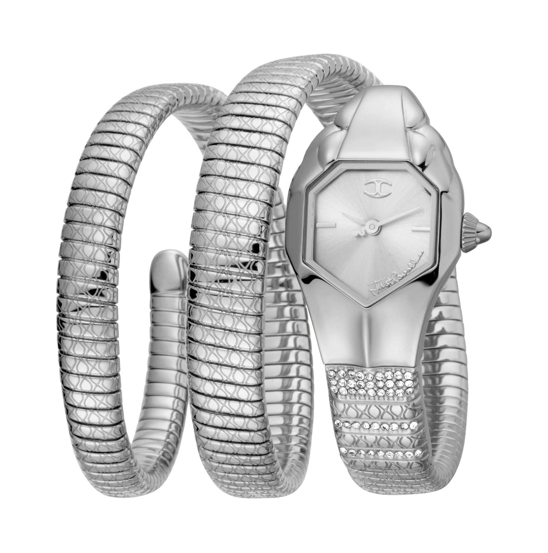 Just Cavalli 22mm / Silver / Silver | Silver Dial