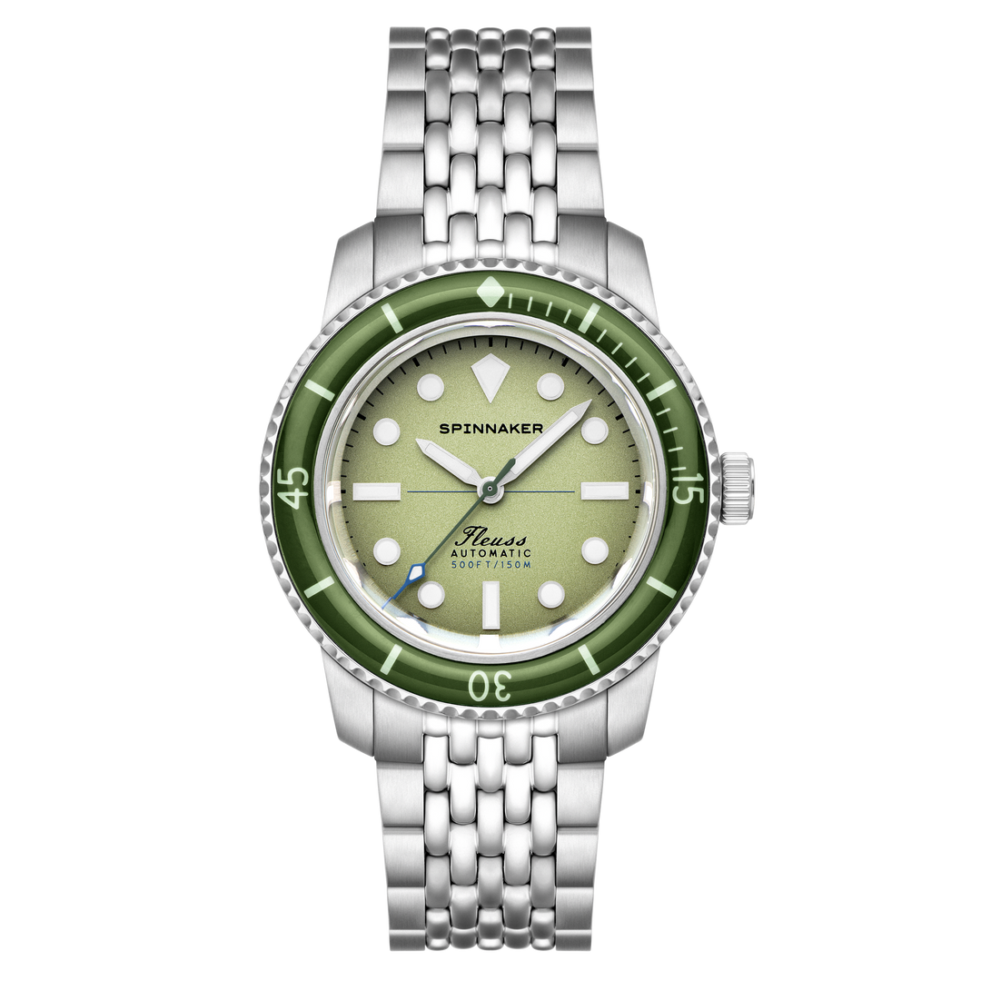 Fleuss 40 Automatic Green / Stainless Steel Green Dial