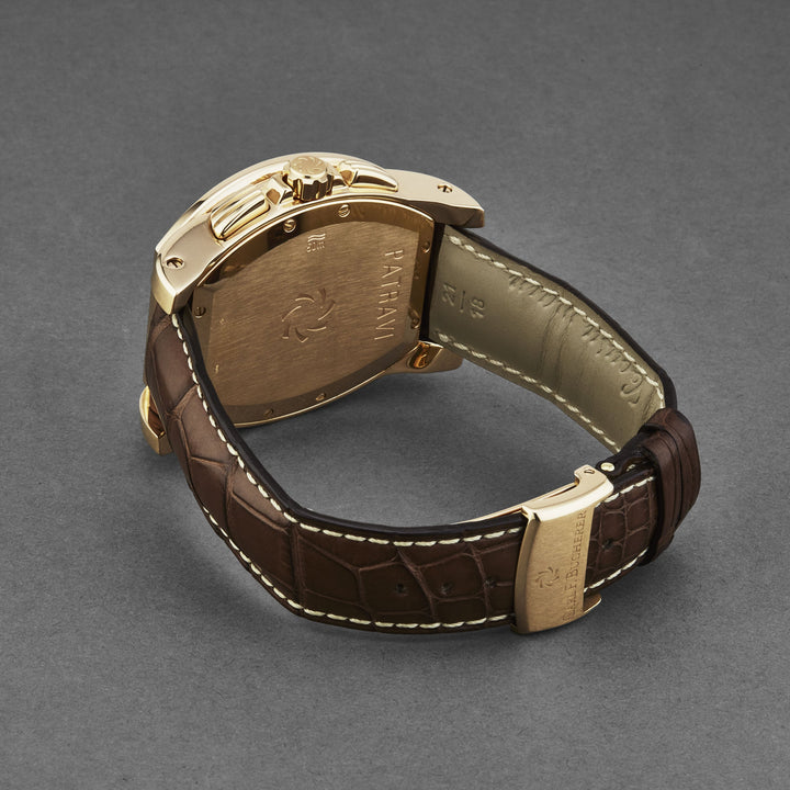 Patravi Silver / 18kt Rose Gold Silver Dial