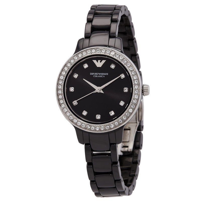Cleo Black dial / Black Stainless Steel Bracelet Black Dial