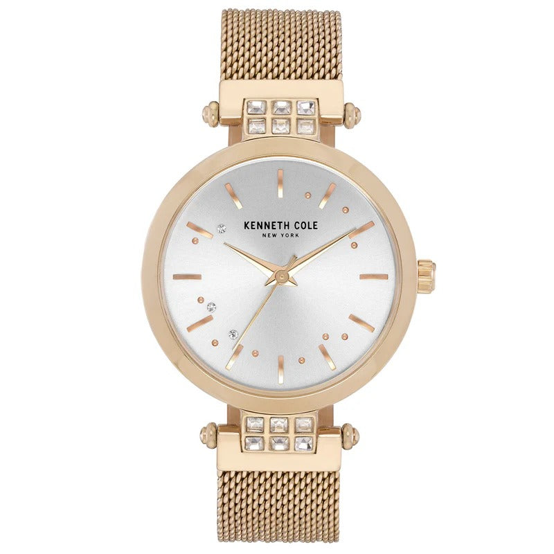 Classic 34 mm / Silver / Gold Silver Dial