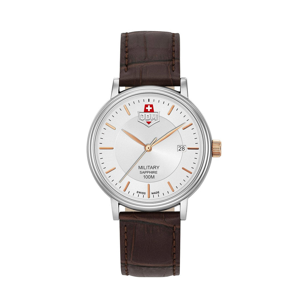 Kilo Silver dial, brown leather Silver Dial
