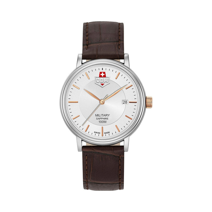 Kilo Silver dial, brown leather Silver Dial