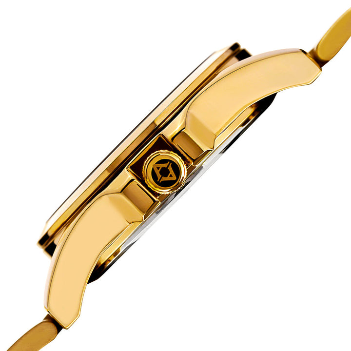 Casual-AK948YGPK Gold/Stainless Steel | Salmon Dial