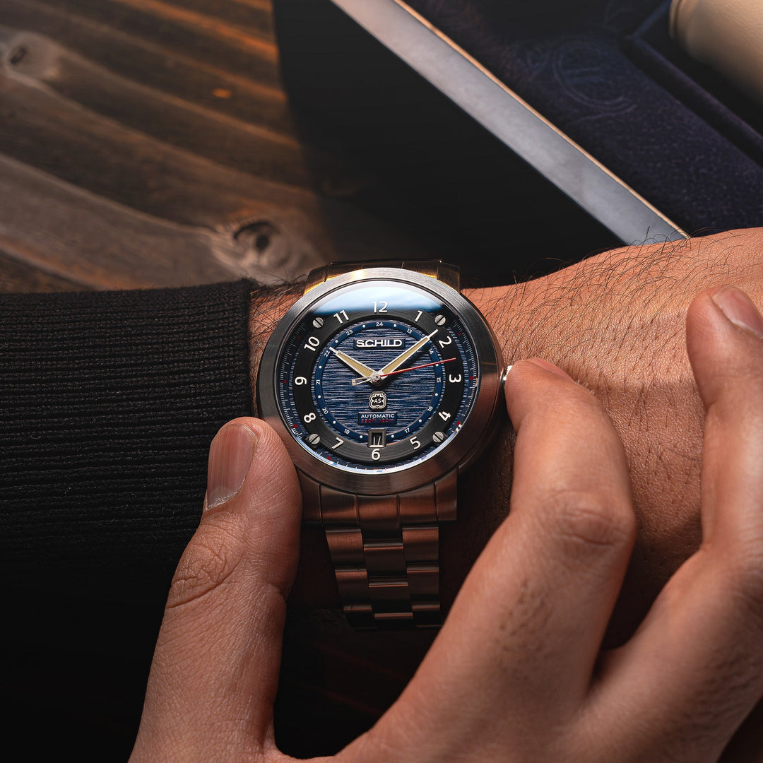 HEINRICH SWISS AUTOMATIC LIMITED EDITION LIMITED EDITION BLUE / STAINLESS STEEL 