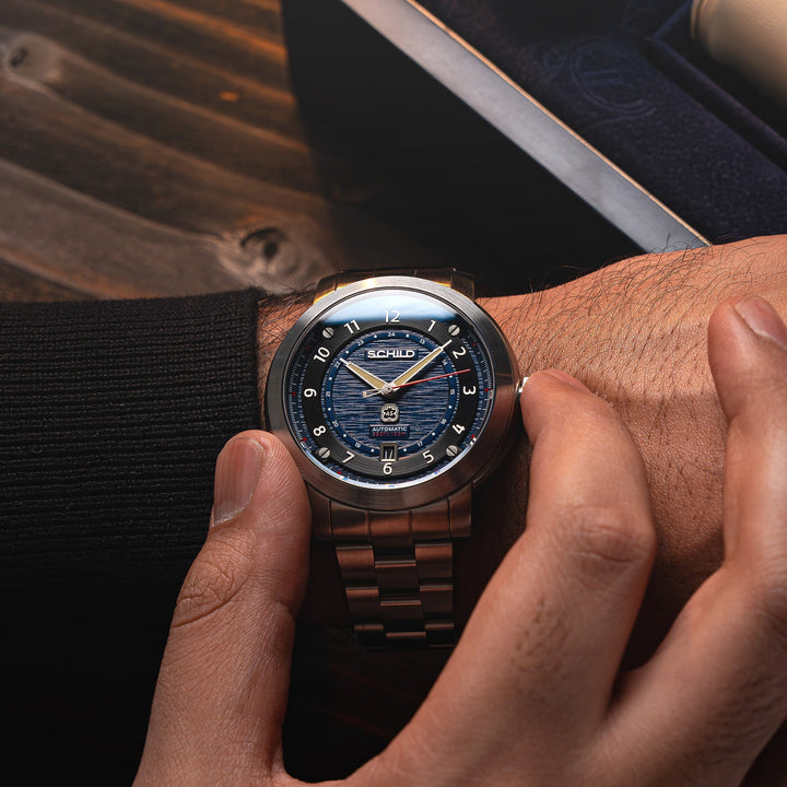 HEINRICH SWISS AUTOMATIC LIMITED EDITION LIMITED EDITION BLUE / STAINLESS STEEL 