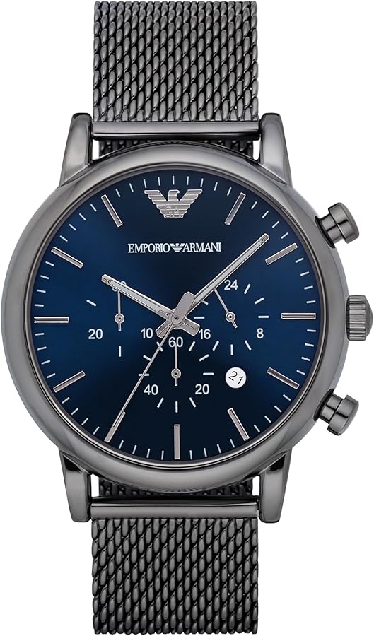 Luigi Blue dial / Silver Stainless Steel Bracelet Blue Dial