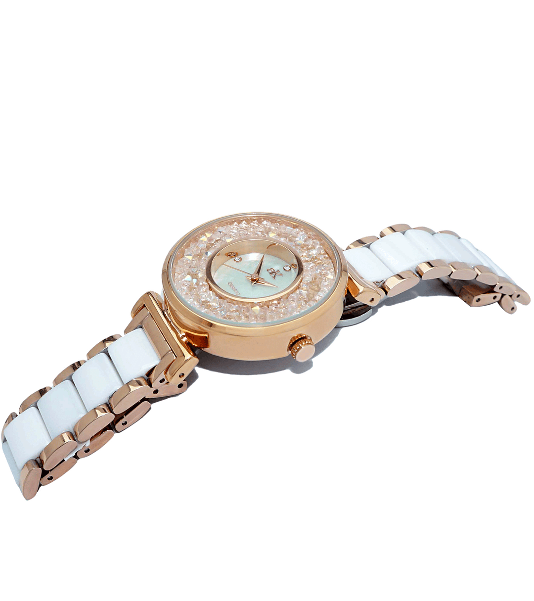 PISA WHITE/ROSETONE | White Dial