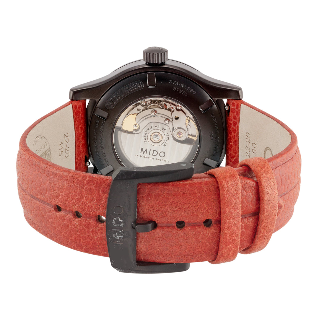 Multifort 42mm / Black / Black and Orange | Black Dial