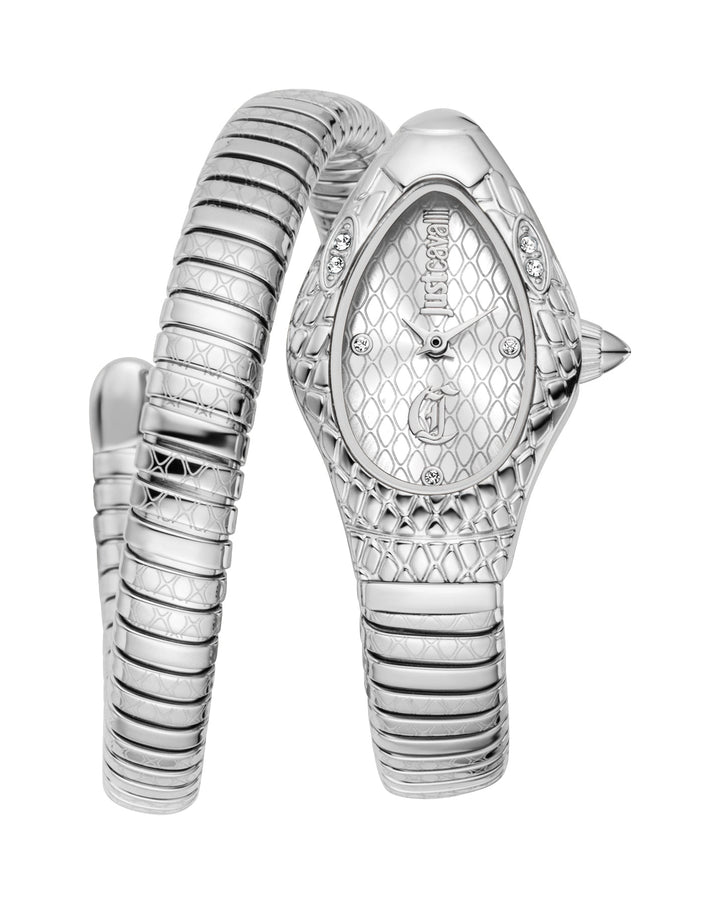 Snake 20mm / Silver / Silver Silver Dial