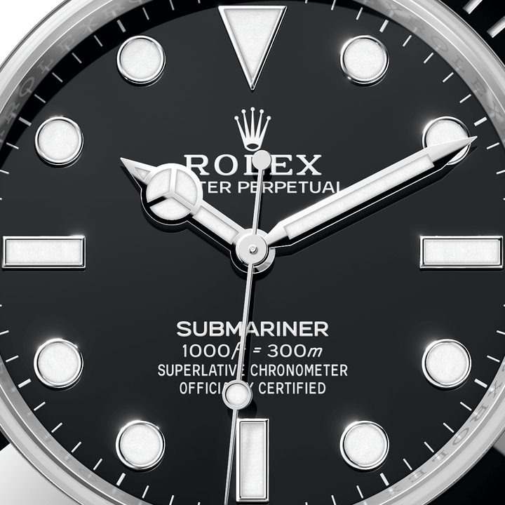 Rolex Submariner 124060 - dial close-up