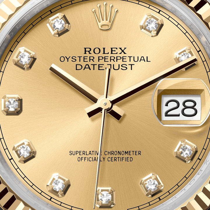 Rolex Datejust 36 126233 - dial close-up