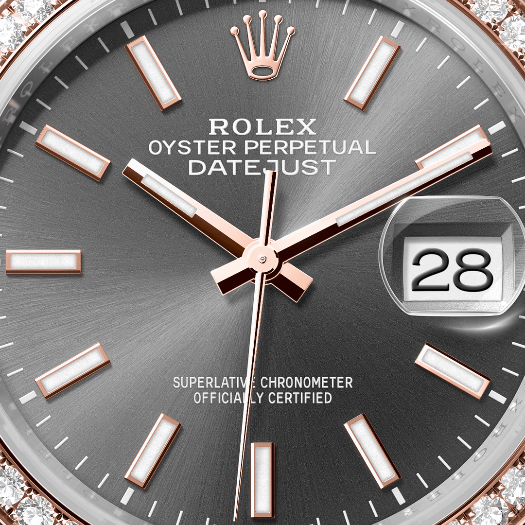 Rolex Datejust 41 126281RBR - dial close-up
