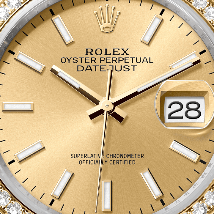 Rolex Datejust 41 126283RBR - dial close-up