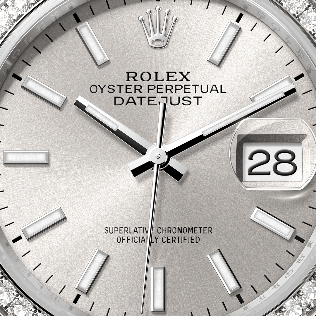 Rolex Datejust 36 126284RBR - dial close-up
