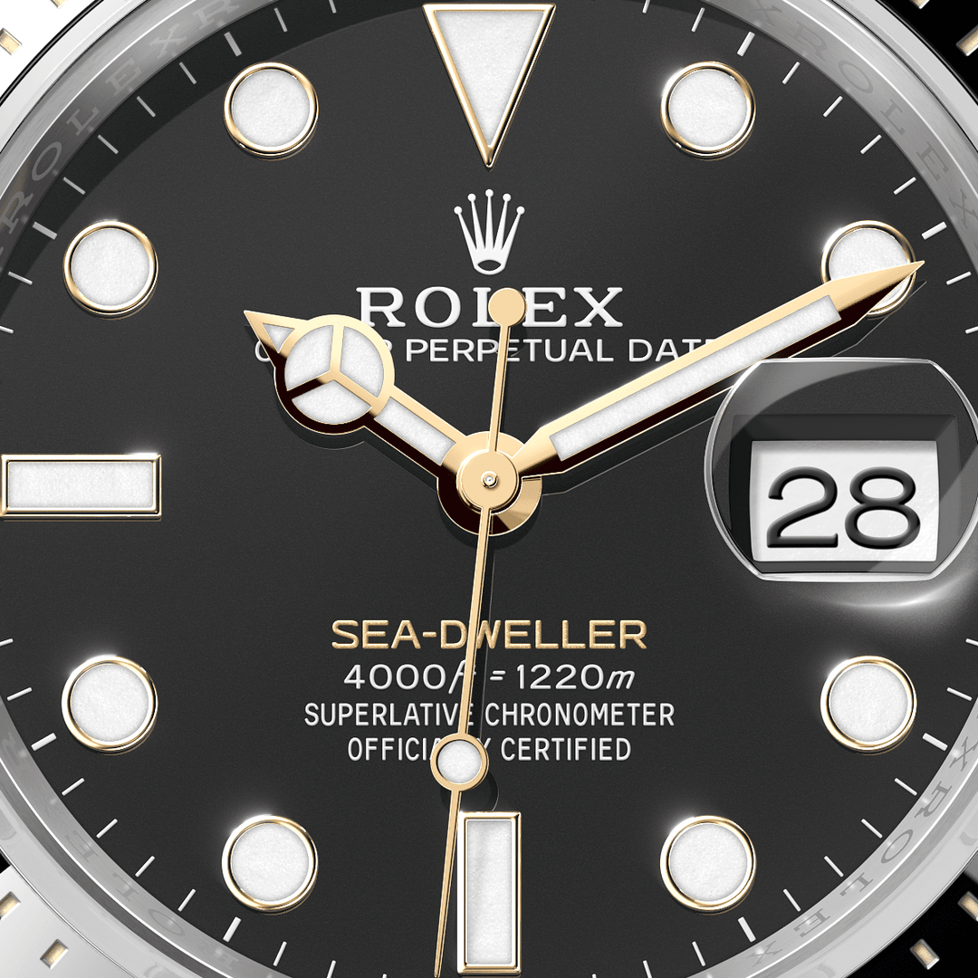 Rolex Sea-Dweller 126603 - dial close-up