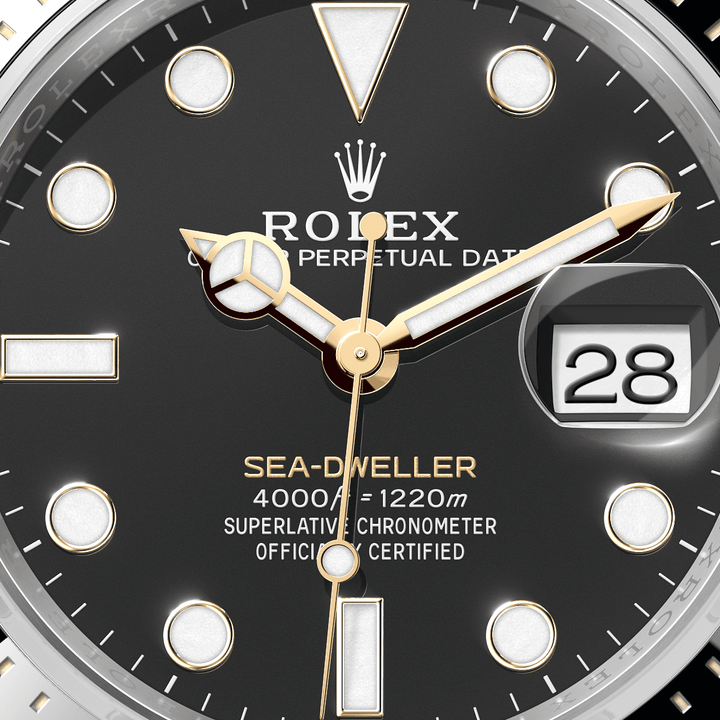 Rolex Sea-Dweller 126603 - dial close-up