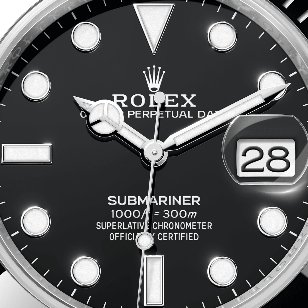 Rolex Submariner 126610LN - dial close-up