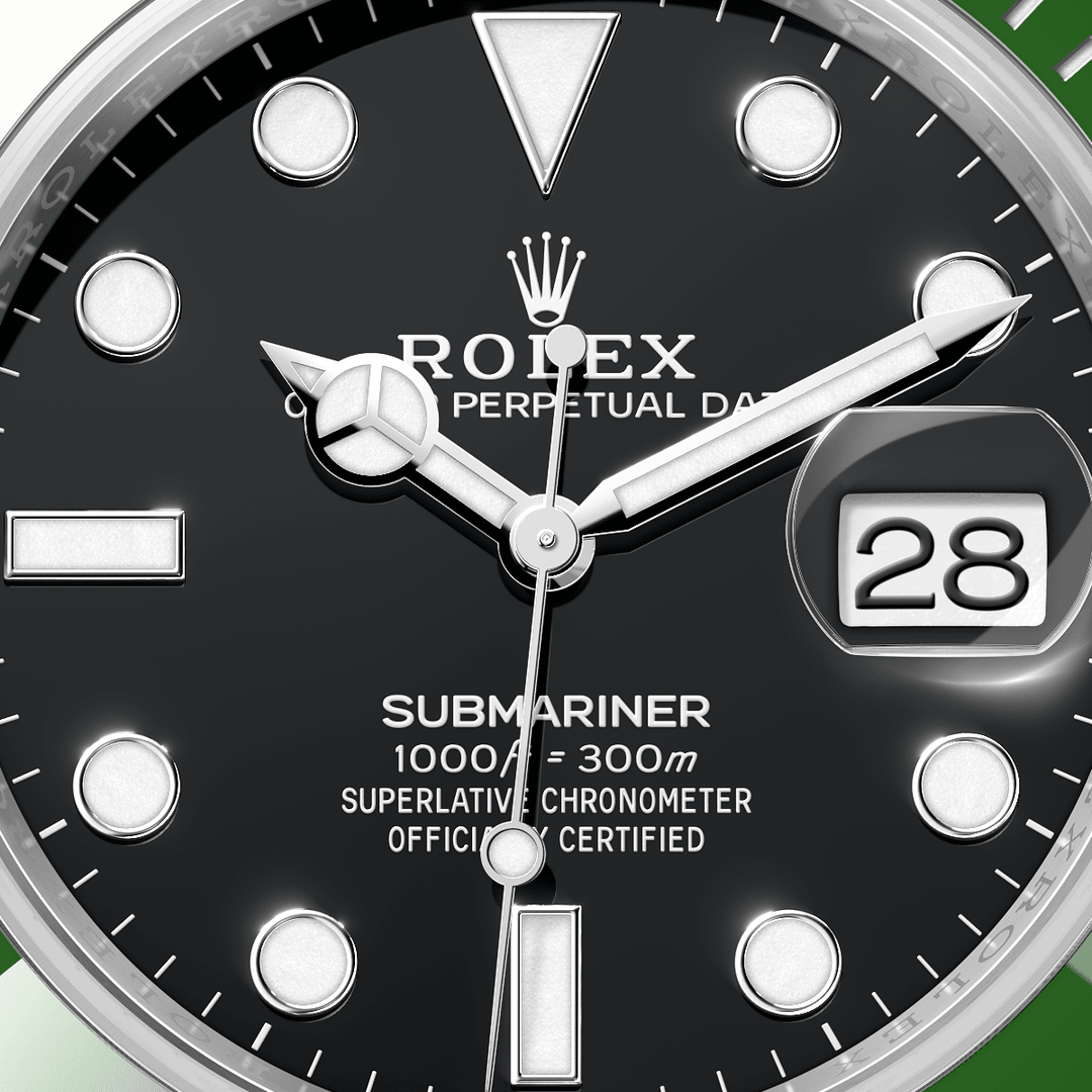 Rolex Submariner 126610LV - dial close-up