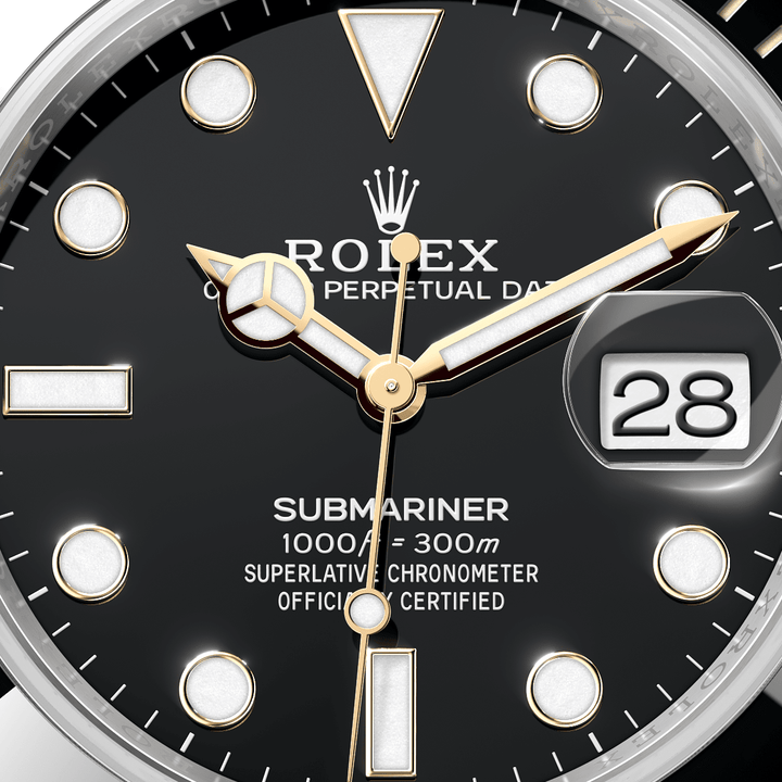 Rolex Submariner 126613LN - dial close-up