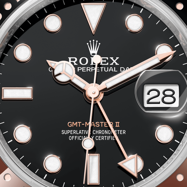 Rolex GMT-Master II 126711CHNR - dial close-up