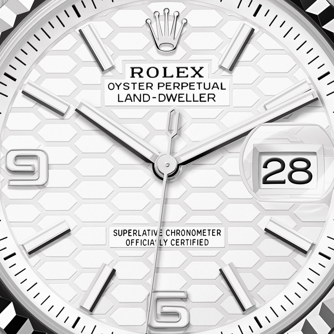 Rolex Land-Dweller 36 127234 - dial close-up