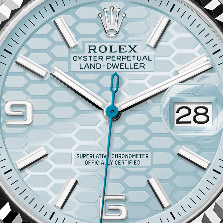 Rolex Land-Dweller 36 127236 - dial close-up
