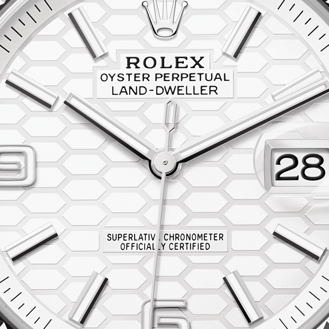 Rolex Land-Dweller 40 127334 - dial close-up