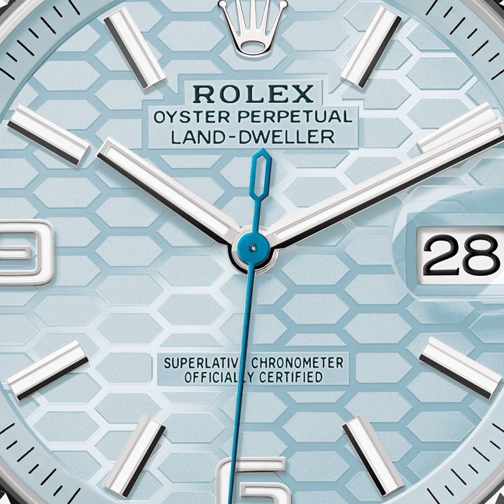 Rolex Land-Dweller 40 127336 - dial close-up