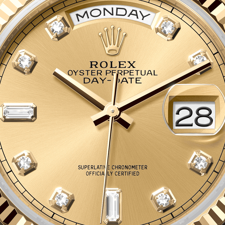 Rolex Day-Date 36 128238 - dial close-up