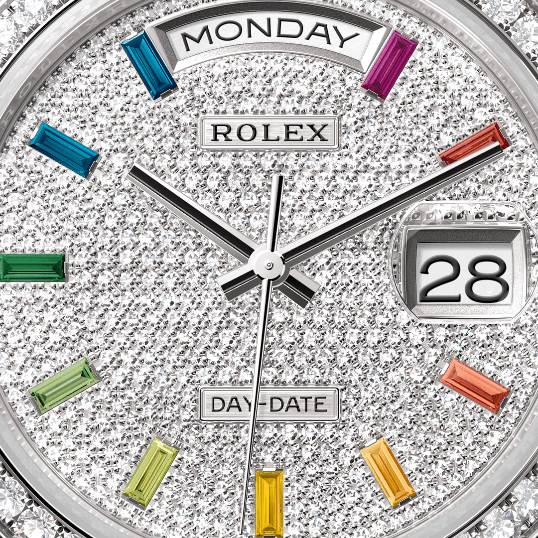 Rolex Day-Date 36 128349RBR - dial close-up