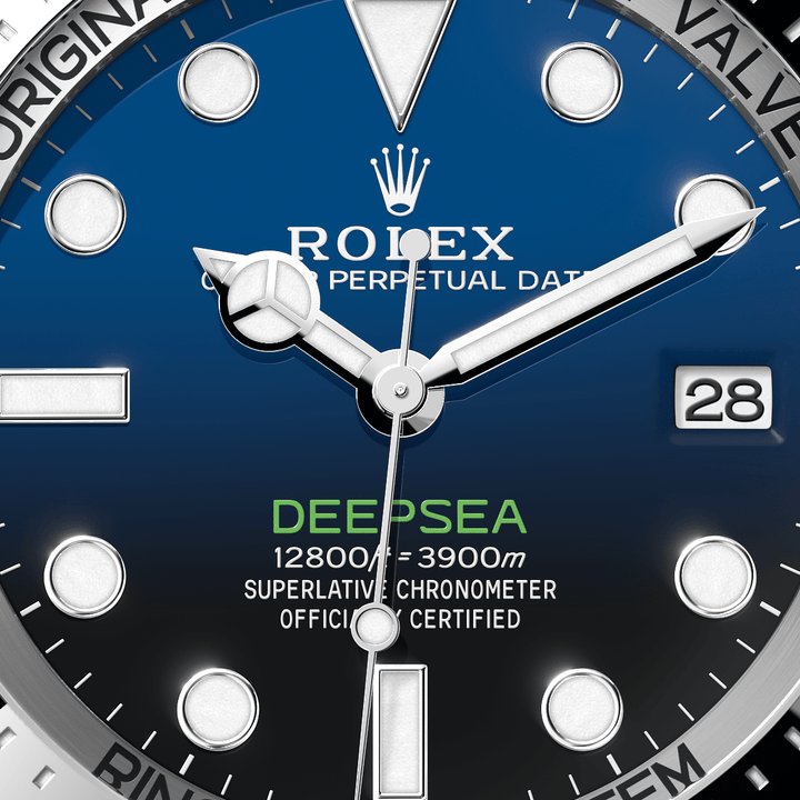 Rolex Deepsea 136660 - dial close-up