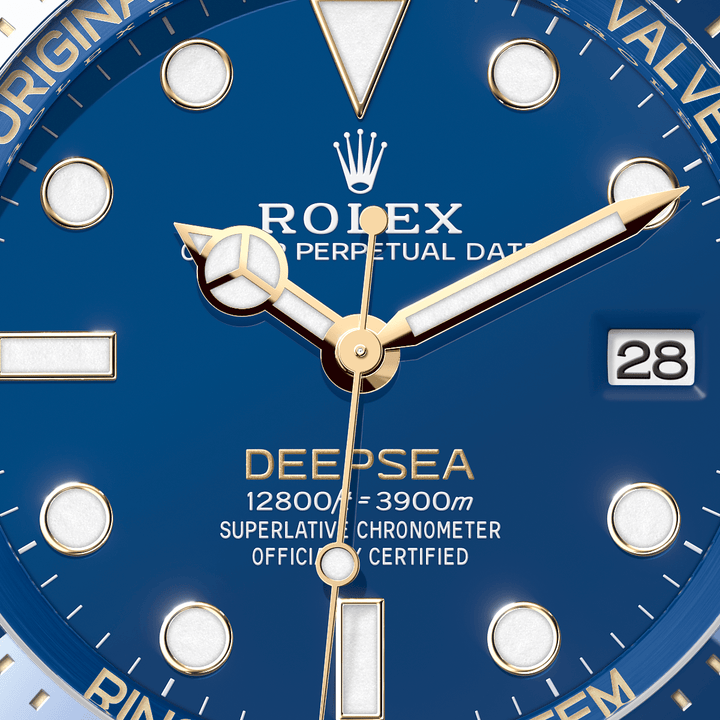 Rolex Deepsea 136668LB - dial close-up