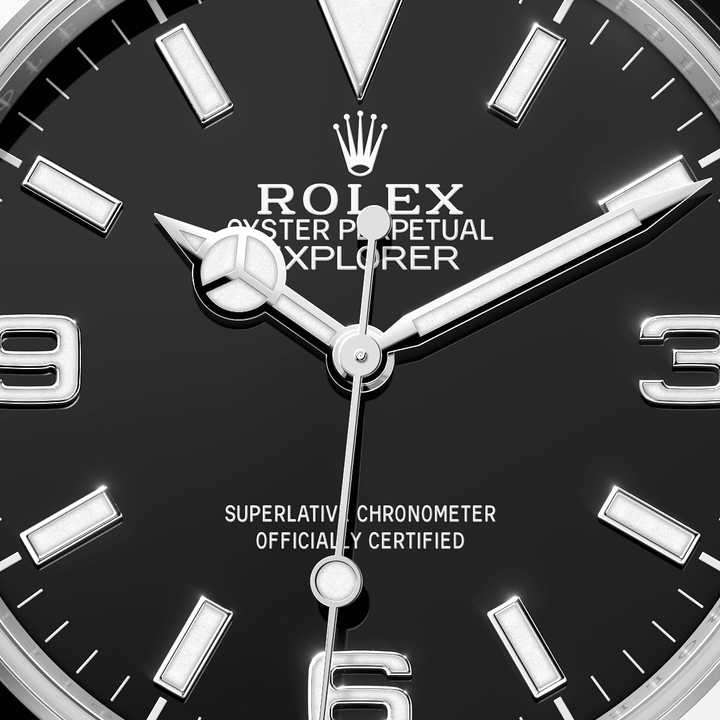 Rolex Explorer 224270 - dial close-up