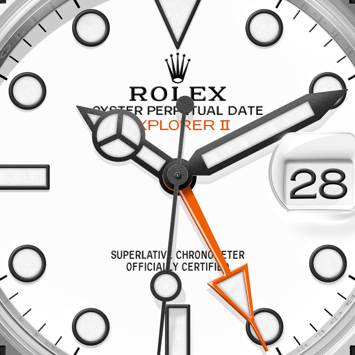 Rolex Explorer II 226570 - dial close-up