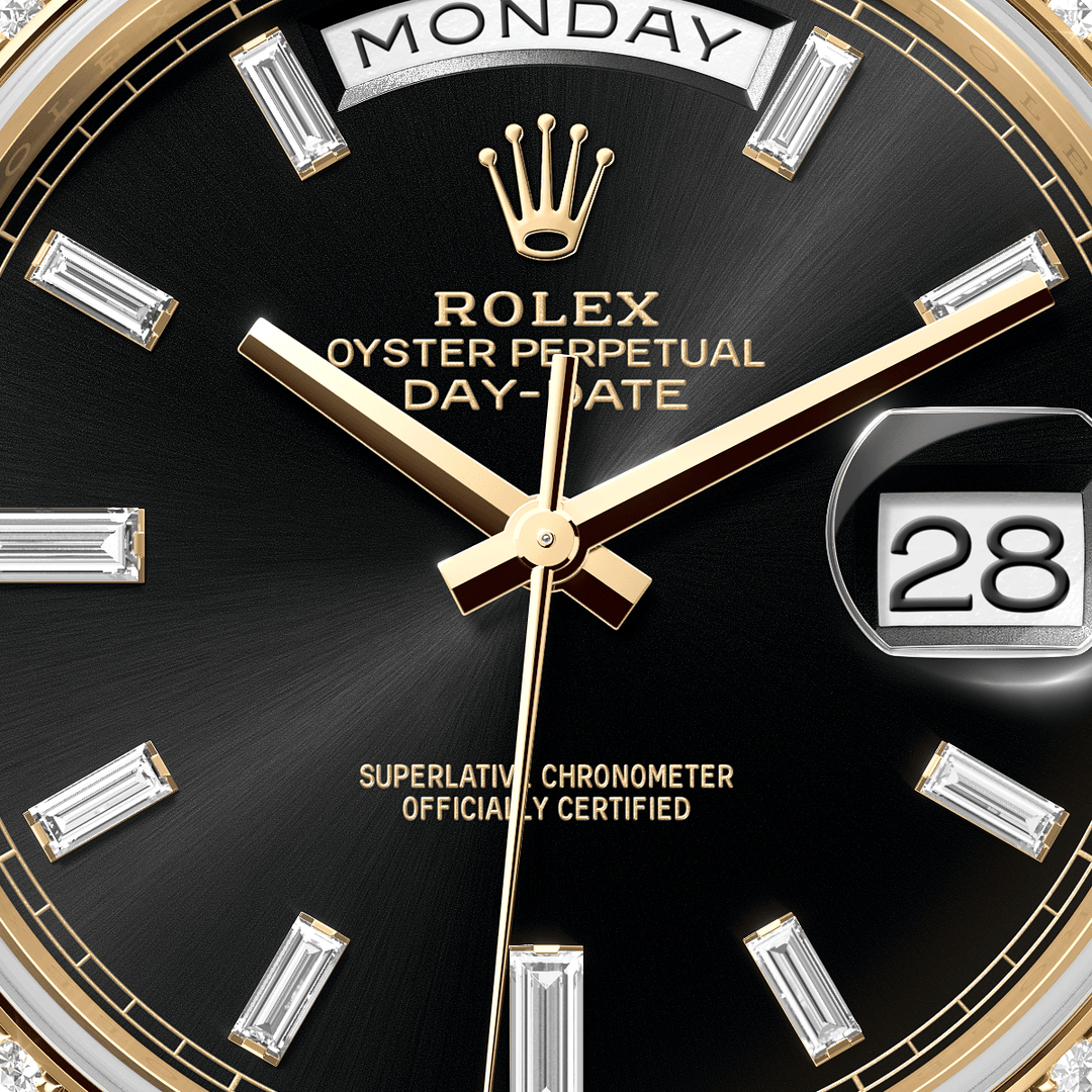 Rolex Day-Date 40 228348RBR - dial close-up