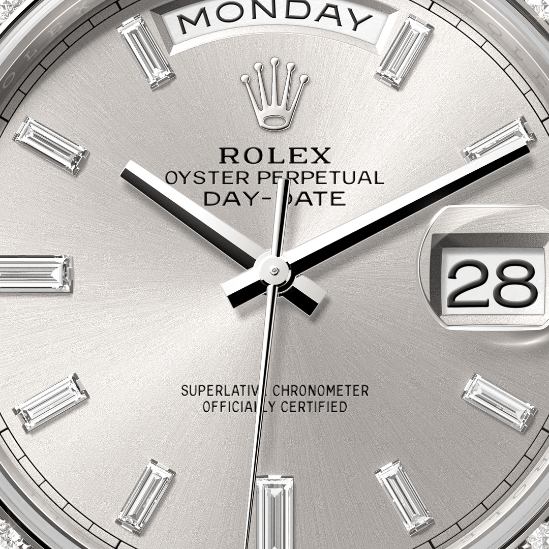 Rolex Day-Date 40 228349RBR - dial close-up