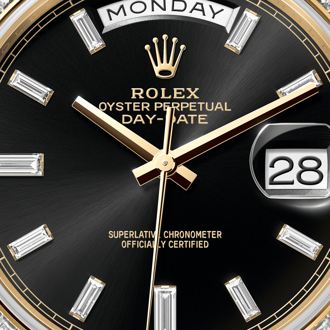 Rolex Day-Date 40 228398TBR - dial close-up