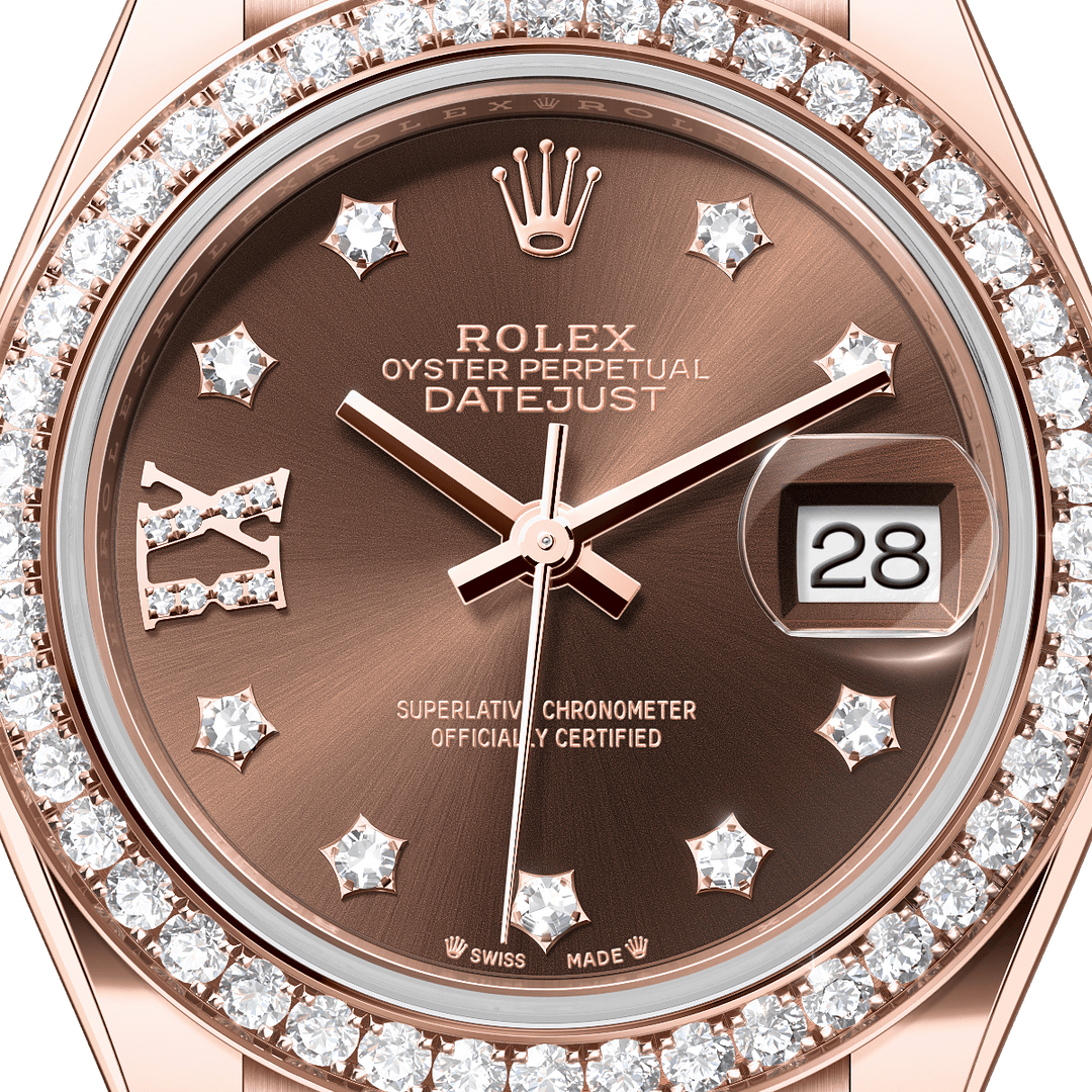 Rolex Lady-Datejust 279135RBR - dial close-up