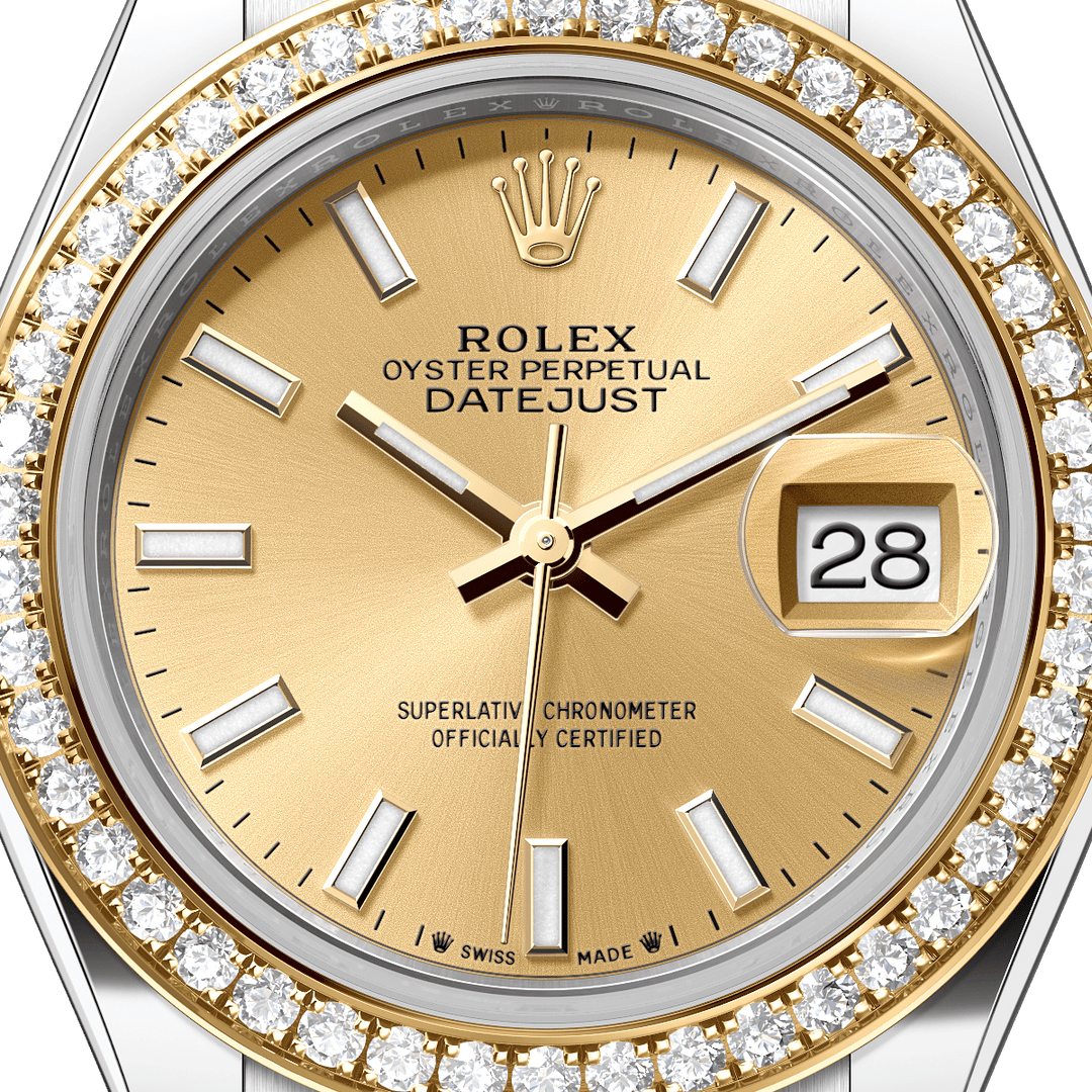Rolex Lady-Datejust 279383RBR - dial close-up