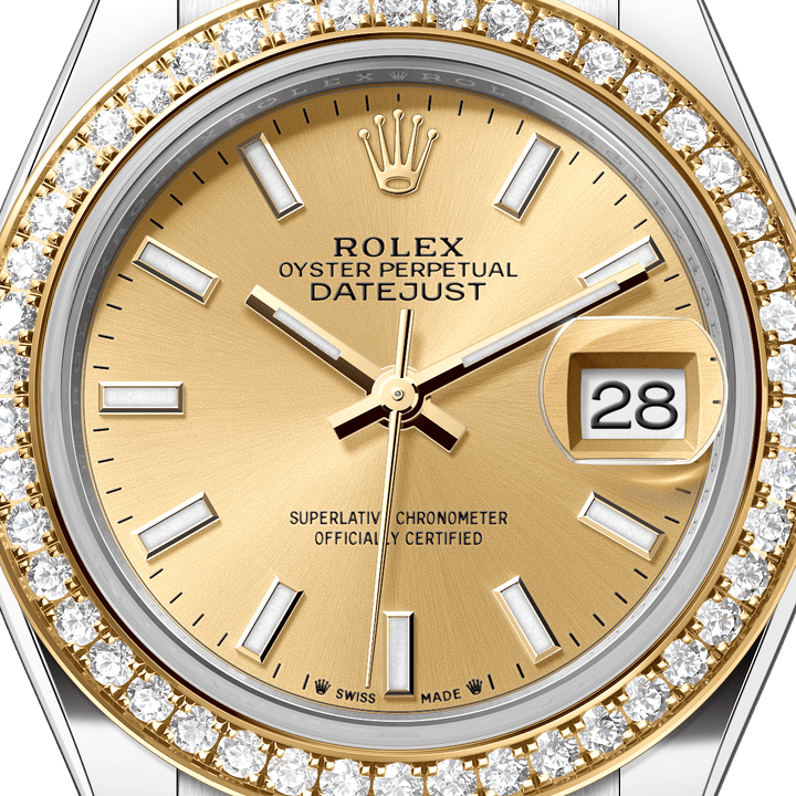 Rolex Lady-Datejust 279383RBR - dial close-up