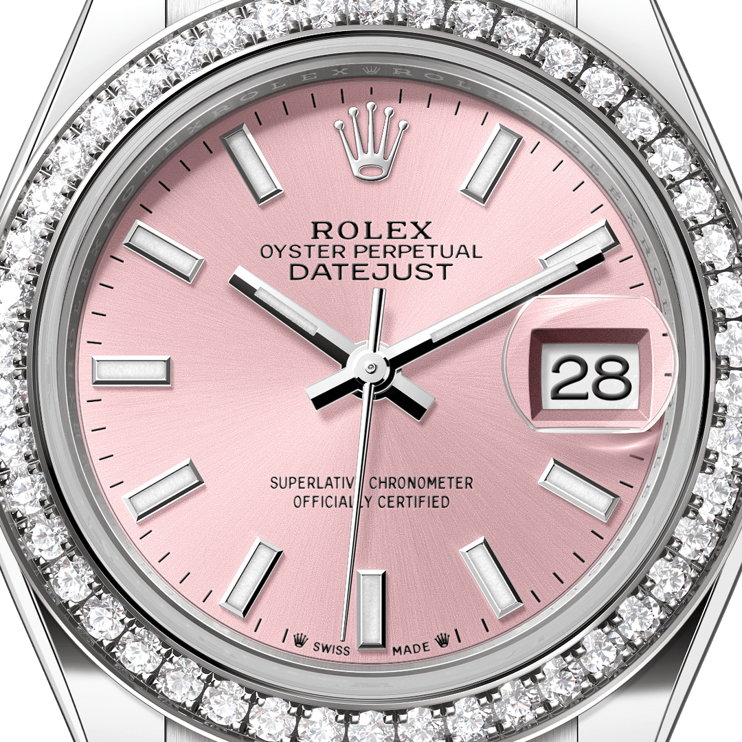 Rolex Lady-Datejust 279384RBR - dial close-up