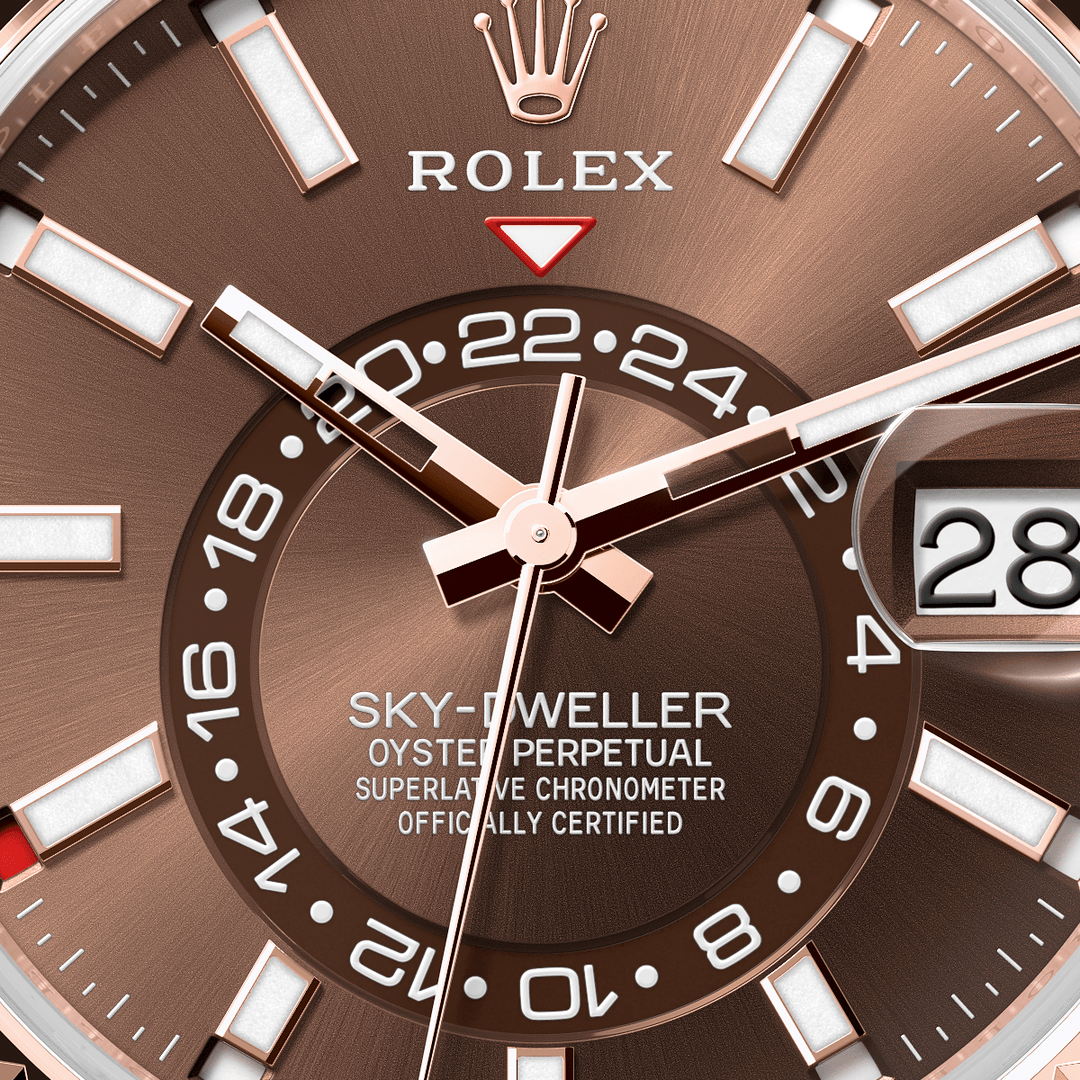 Rolex Sky-Dweller 336235 - dial close-up