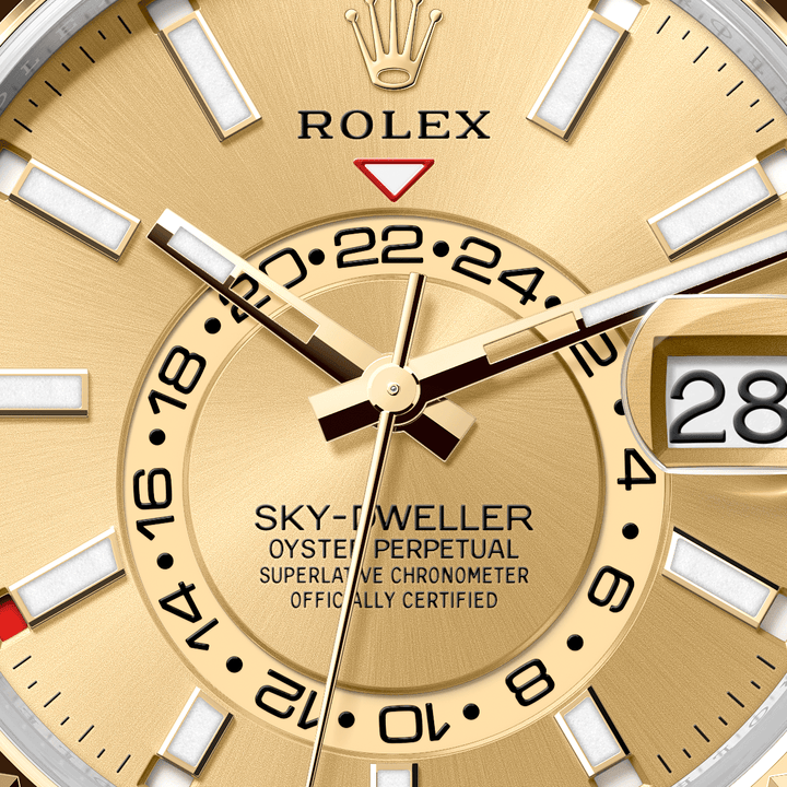 Rolex Sky-Dweller 336933 - dial close-up