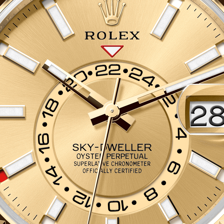 Rolex Sky-Dweller 336938 - dial close-up